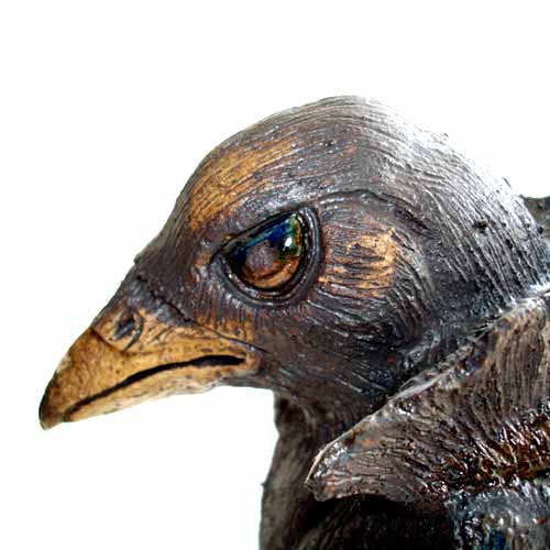 Crow by Tracy Wright Zoo Ceramics