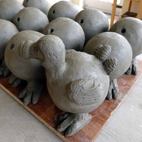 Little Dodo demo by Tracy Wright Zoo Ceramics