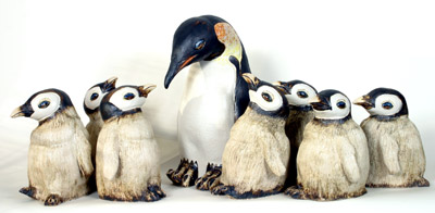 Emperor Penguin Chicks Group