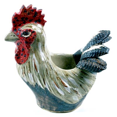 Cockerel Egg Cup by Zoo Ceramics