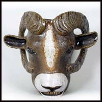 North American Big Horn Sheep Zoo Ceramics